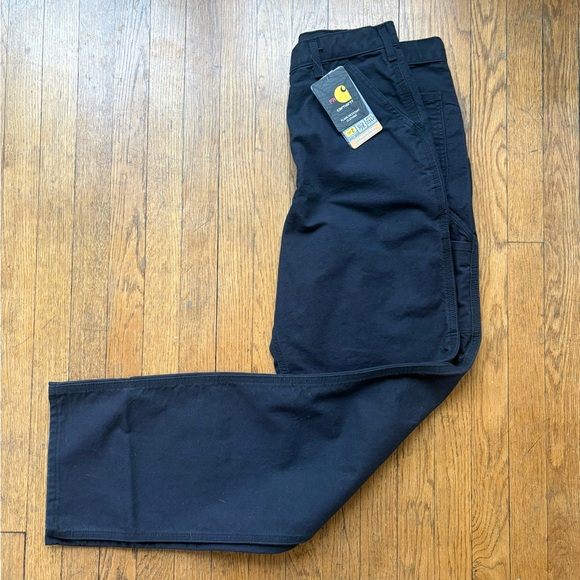 Carhartt FR Flame Resistant Washed Duck Work Dungaree Black 33x36 NWT 100791